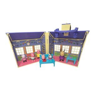 Peppa Pig's Playset School House Figures Desk Friends Lot